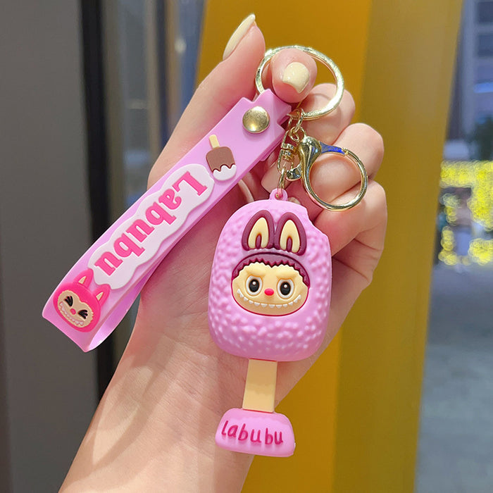 Wholesale  Bucktooth Doll School Bag Pendant Car Keychain