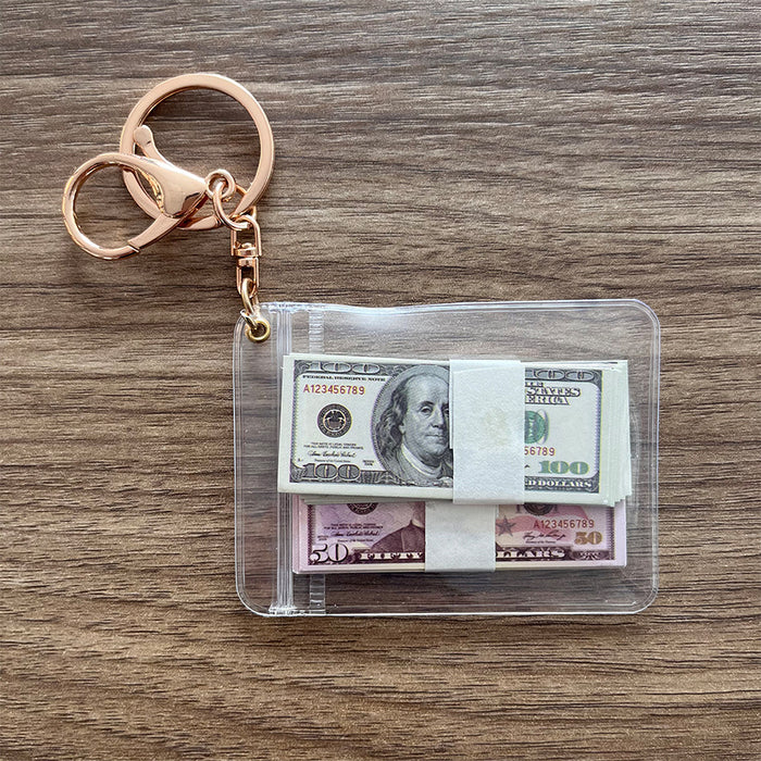 Wholesale US Dollar Banknote Metal Keychains JDC-KC-HaoAn018