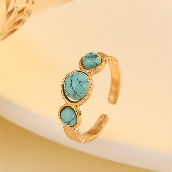 Wholesale Snake Head Tiger Eye Style Fashion Jewelry Set Electroplated Boutique
