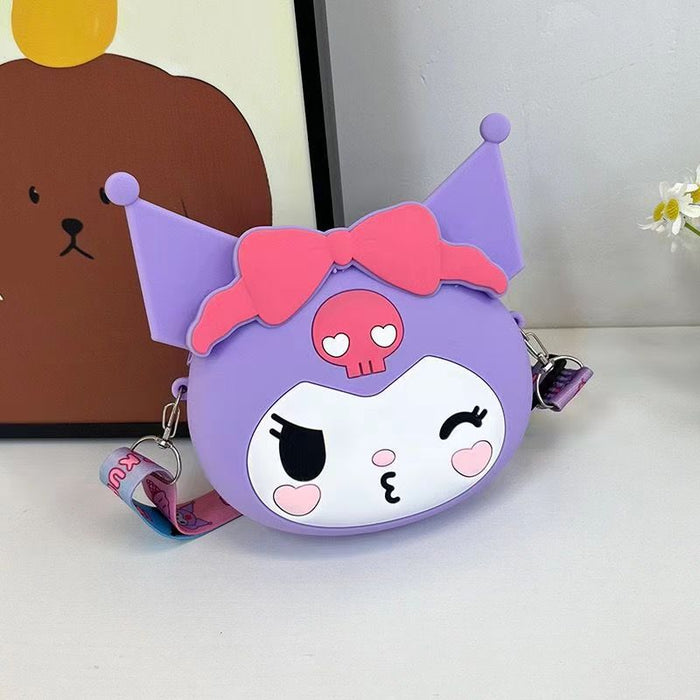 Wholesale Cartoon silicone coin purse, children's bag, coin purse, mini storage