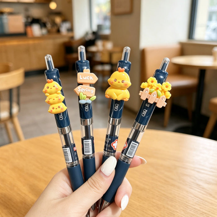 Wholesale Cute Cartoon Gel Ink Pen 0. 5mm Black Quick Dry Writing