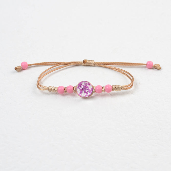 Wholesale Handmade Dried Flower Bracelet