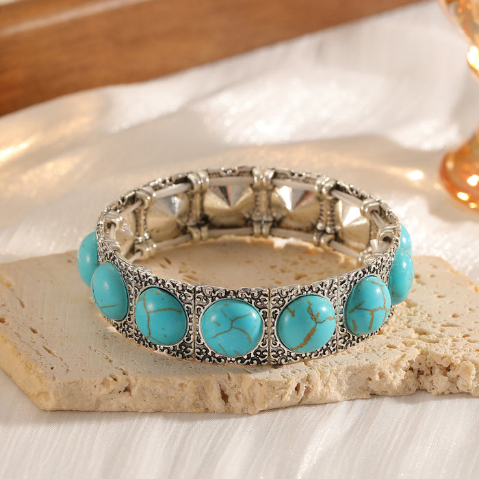 Wholesale Vintage Turquoise Ethnic Style Bohemian Bracelet