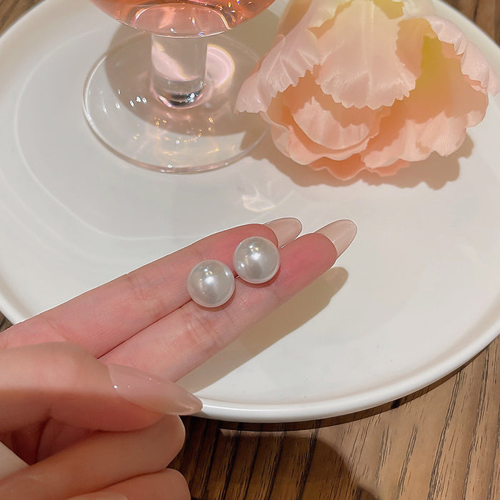 Wholesale Pearl and Cat' s Eye Stud Earrings