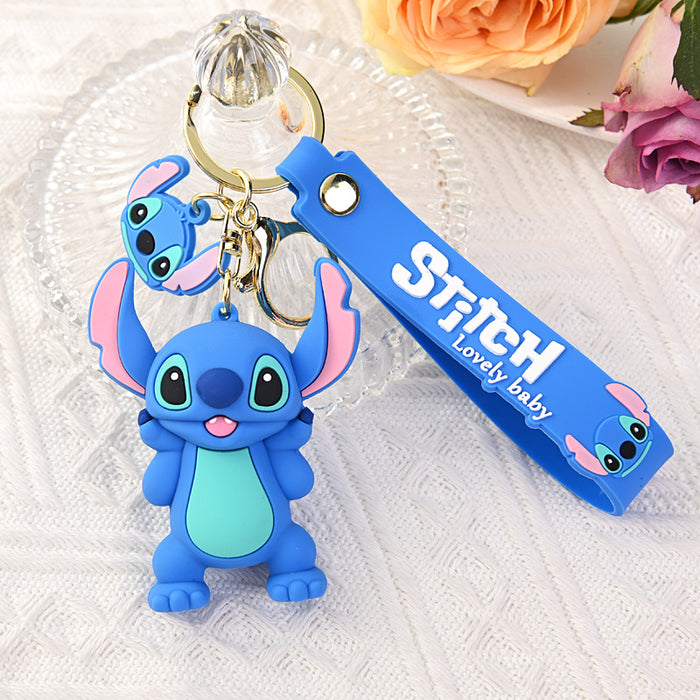 Wholesale Star Baby Keychain Doll Creative Cute Pendant Silicone Keychain Pendant