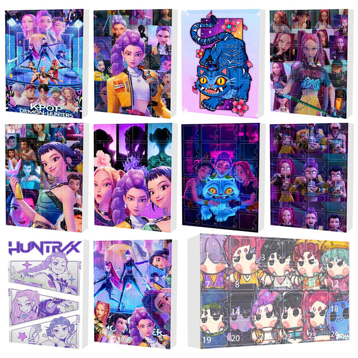 Wholesale KPOP Christmas Advent Calendar Blind Box Backpack Acrylic Pendant Keychain Pendant