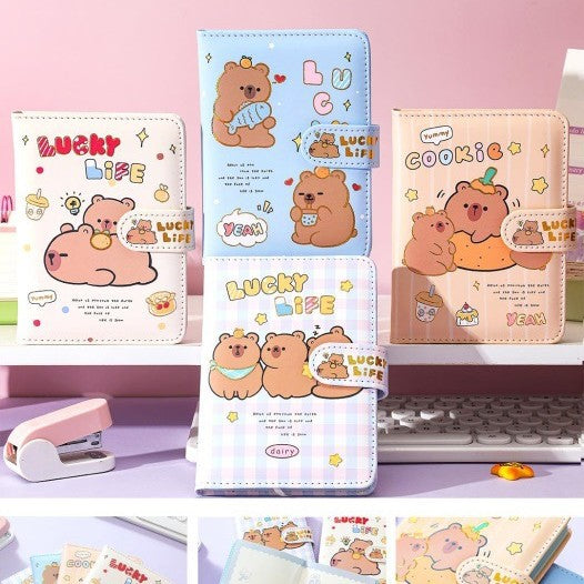 Wholesale Imitation Leather Magnetic Closure Pocket Notebook - Trendy Hand Ledger MOQ≥2