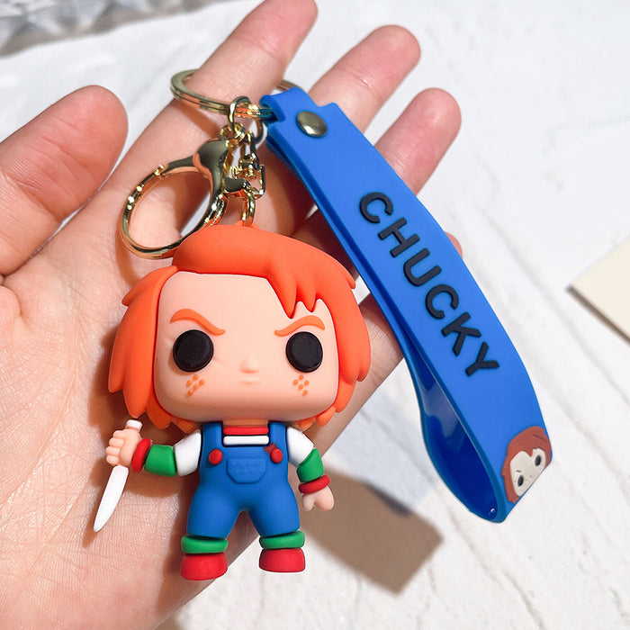 Wholesale Cartoon Movie Silicone Keychain JDC-KC-Qiwei033