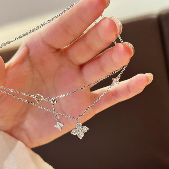 Wholesale Diamond encrusted necklace, light luxury, high-end, versatile necklace