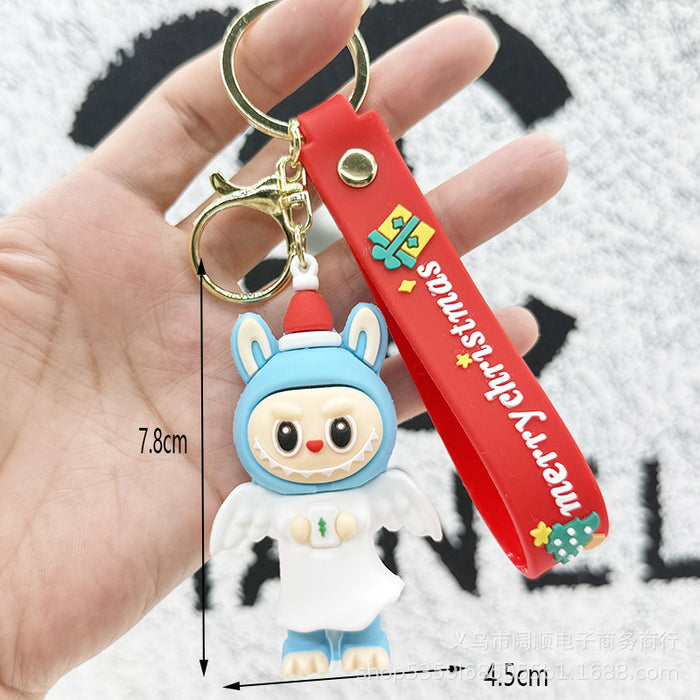 Wholesale Cartoon Christmas keychain pendant doll bag charm