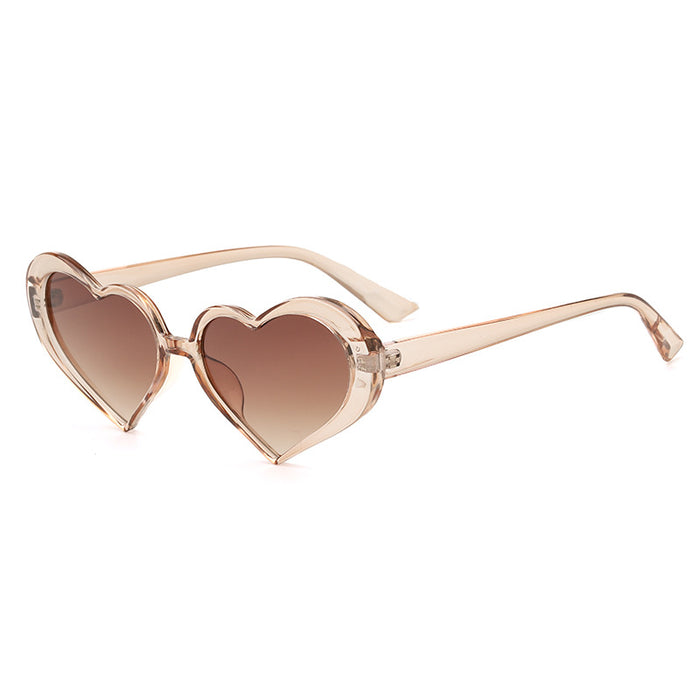 Wholesale Cute Love Sunglasses Sunglasses Peach Heart Ocean Film Sunglasses