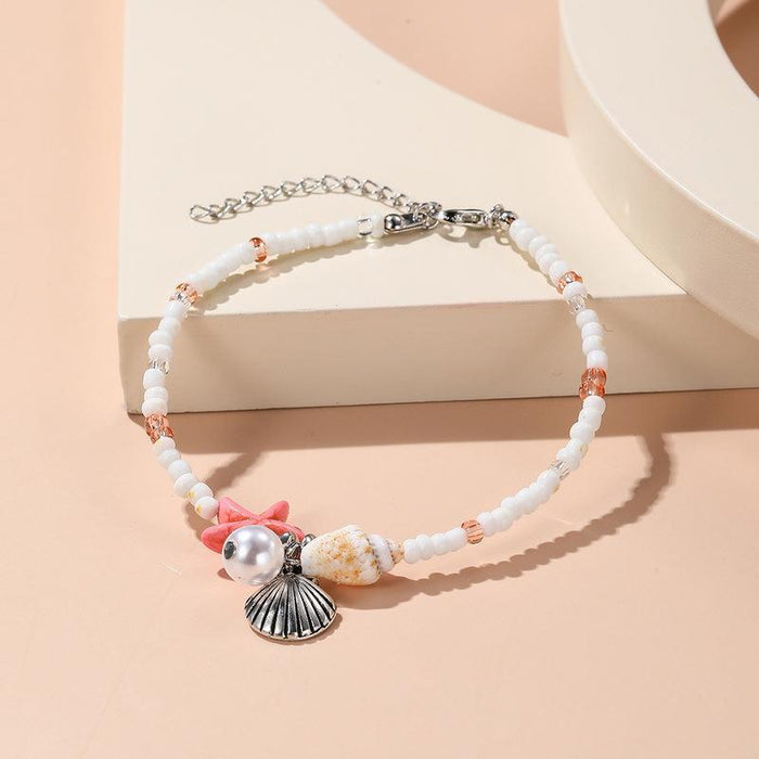Wholesale Starfish Shell Conch Bracelet Summer Beach Vacation