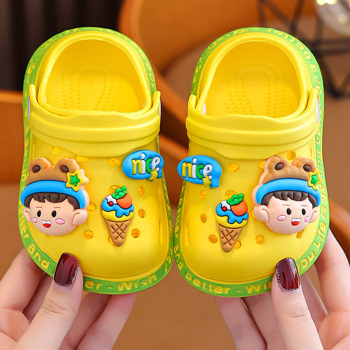 Wholesale slippers summer indoor non-slip cute cartoon babys' sandals