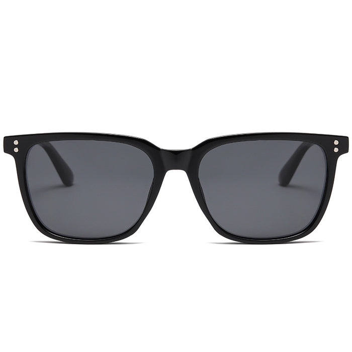 Wholesale Polarized s Square Sunglasses with Rivet Accents