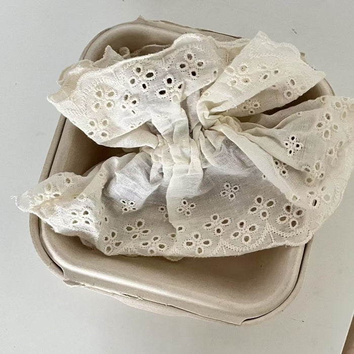 Wholesale French Elegant Lace Large Grasp Hair Quantity Shark Clip Hair Clip Hair Accessories