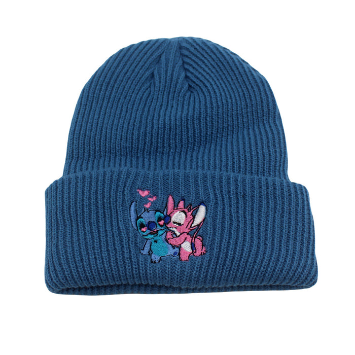 Wholesale Acrylic Cartoon Embroidery Knitted Hat JDC-FH-ZhiXie023