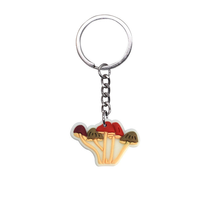 Wholesale 100 PCS key ring PVC soft glue pendant schoolbag pendant cartoon  jewelry  key chain