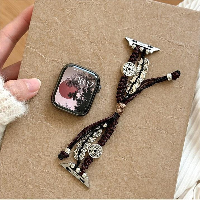 Wholesale Watch Bands Summer Vintage Multifunctional Woven Soft Case Full-Cover