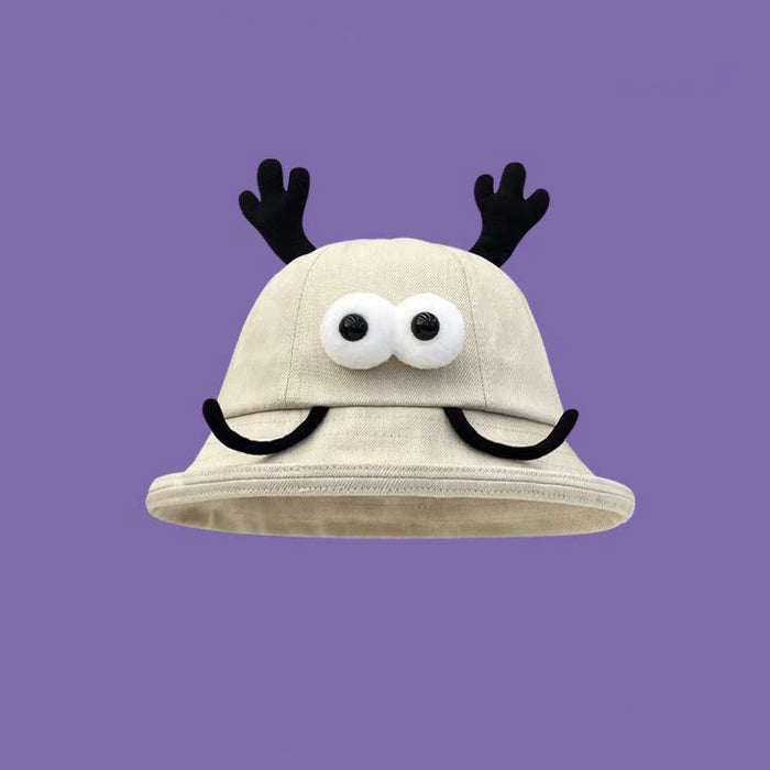 Wholesale Cute sunscreen basin hat, new cartoon fisherman hat