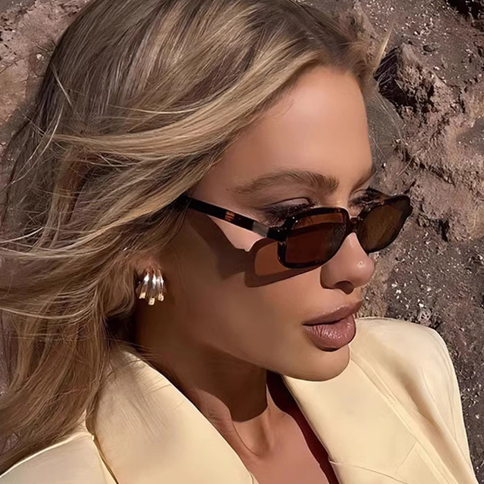 Wholesale Small Box Sunglasses Fashion Personality Simple Sunglasses Street Photography Sunscreen Glasses