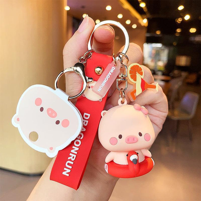 Wholesale Cartoon Silicone Keychain JDC-KC-MZL015