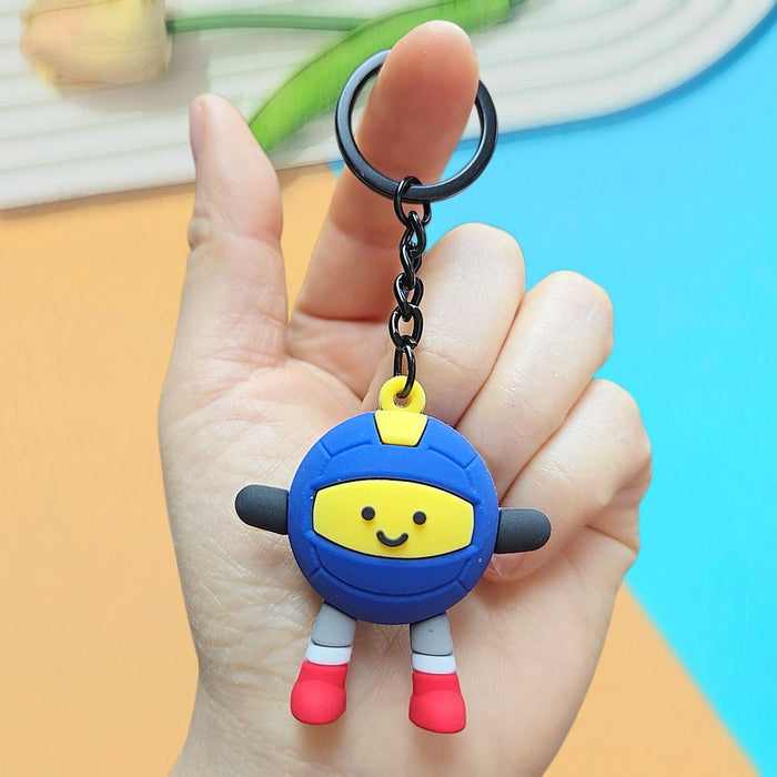 Wholesale Sports Ball Doll Keychain