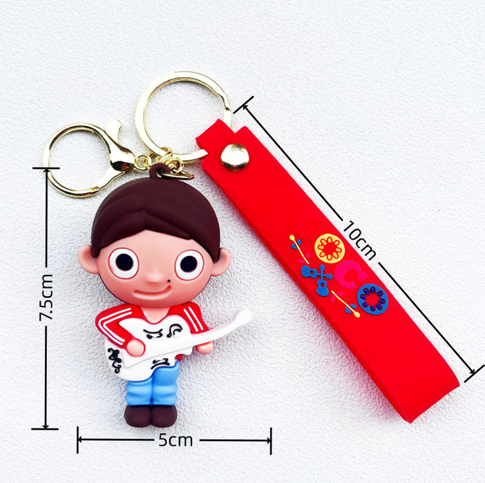 Wholesale PVC Cartoon Doll Keychain JDC-KC-WuYi183