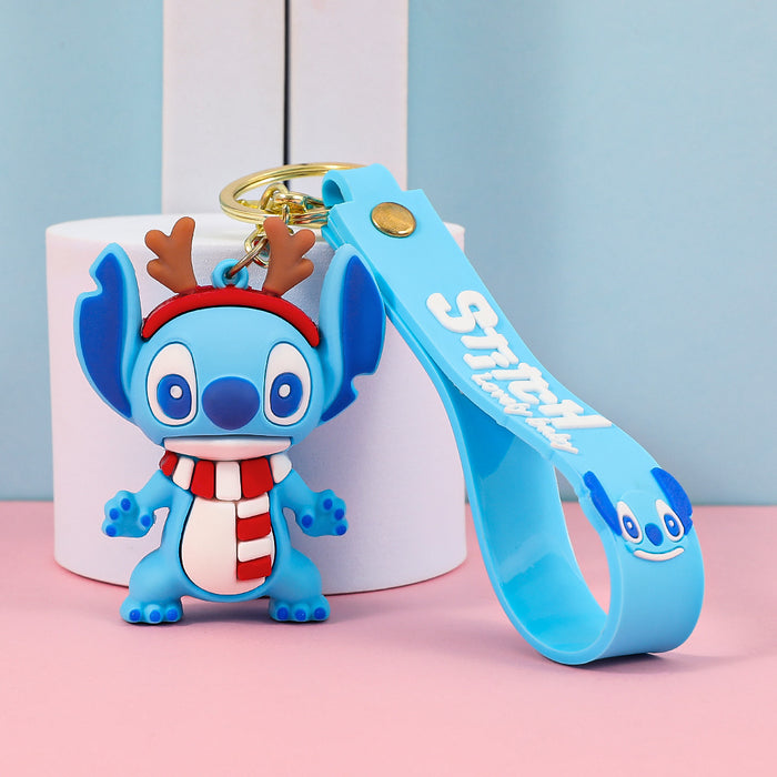 Wholesale  Cute Doll Silicone Keychain Bag Car Keychain  Cute Keychain
