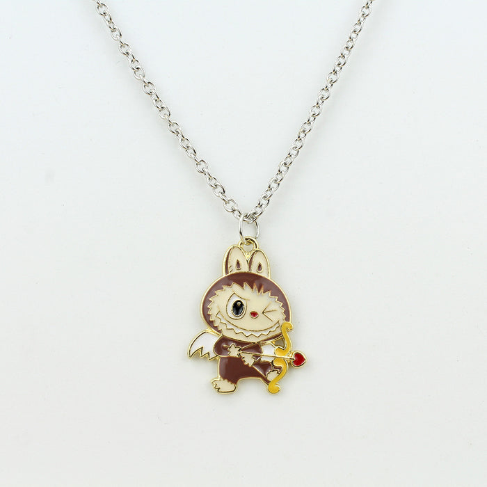 Wholesale Cartoon Jewelry Alloy Dripping Oil  Necklace