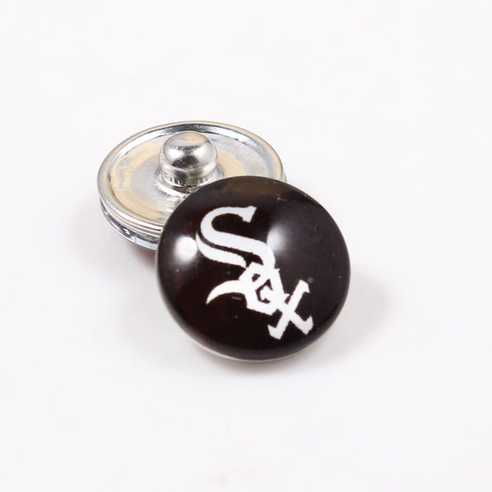 Wholesale 10 pairs/ pack 18mm Ice Hockey Team Button