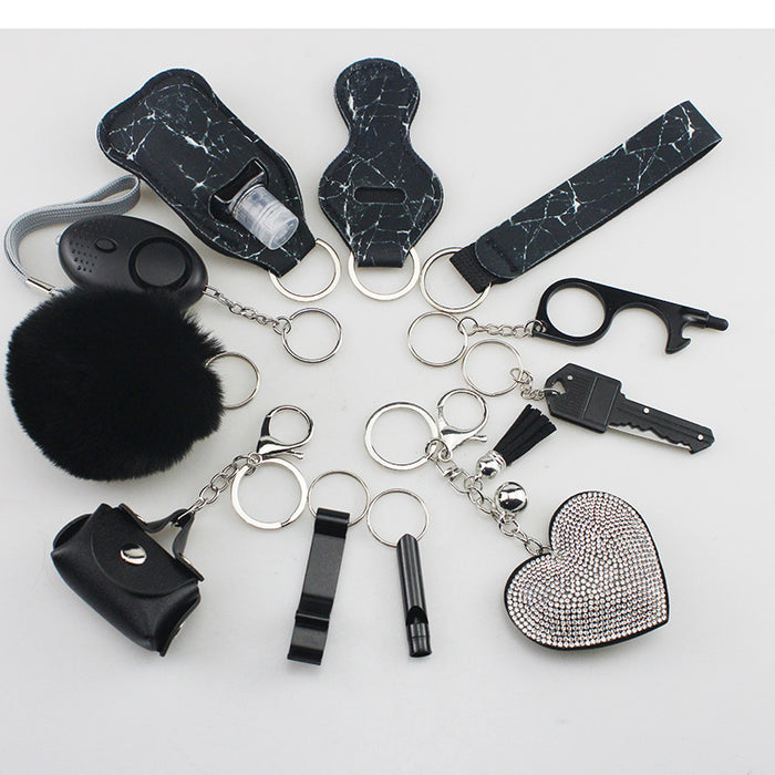 Wholesale Multifunctional Metal DIY 11-piece Keychain Set JDC-KC-TouMS080