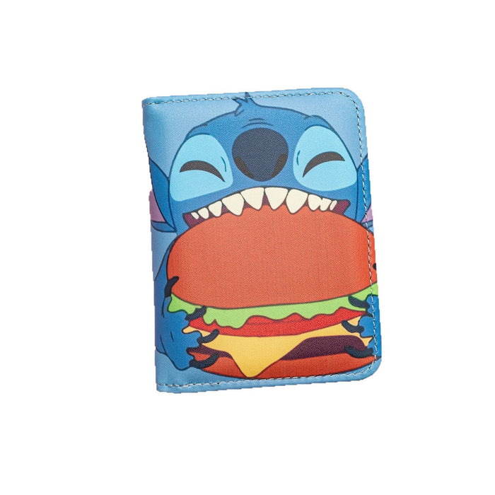 Wholesale Cute cartoon monster doll bag cute cartoon student wallet card bag leather money