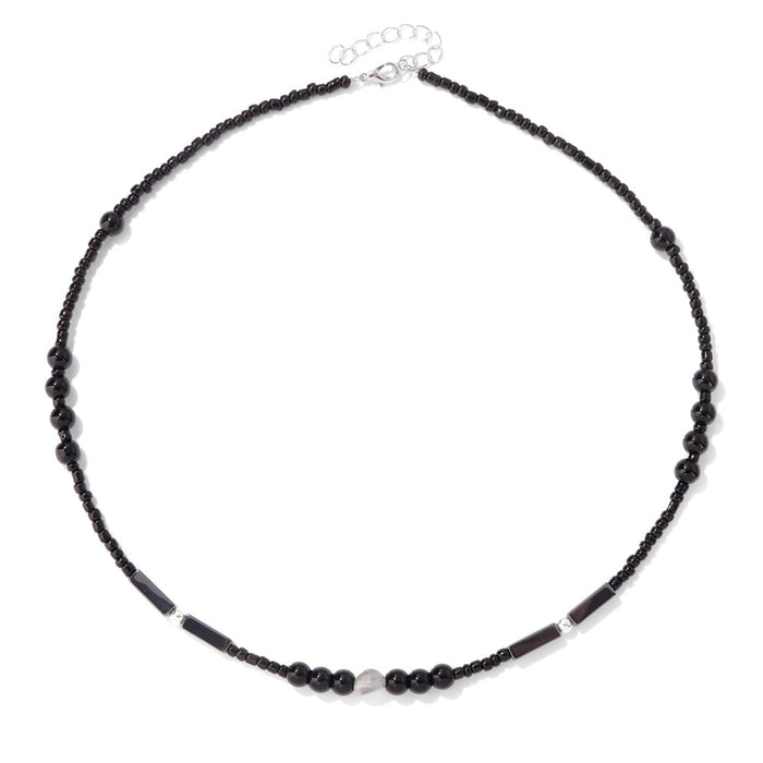 Wholesale Stone bead necklace with colorful small beads choker necklace