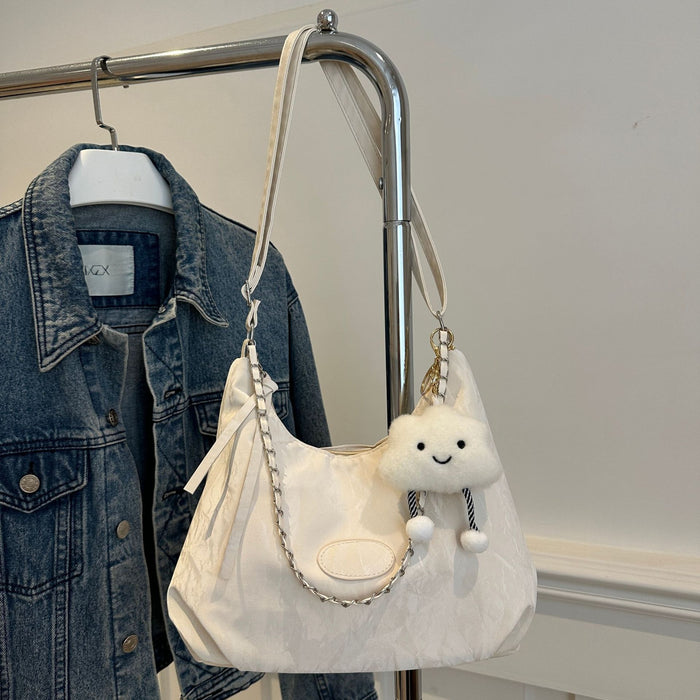 Wholesale Fashion shoulder bag, crossbody bag, simple and casual soft surface, large capacity commuting bag