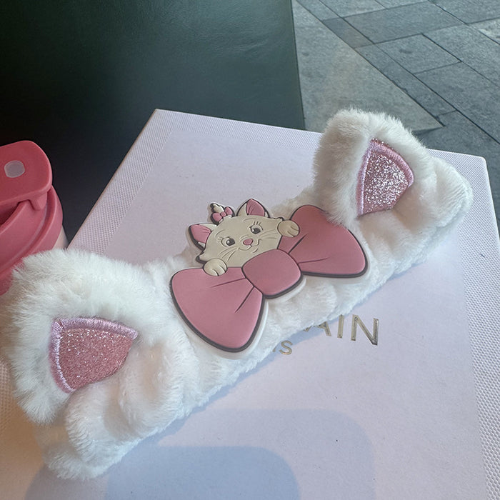 Wholesale Cartoon cat face wash headband