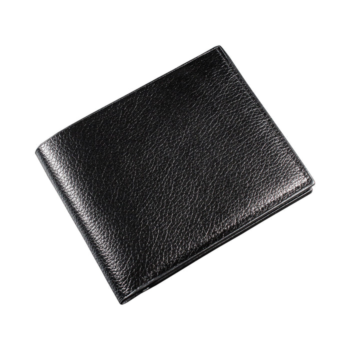 Wholesale Urban Simplicity Solid Color Men' s Wallet Black PVC Everyday Styling Accessory MOQ：3