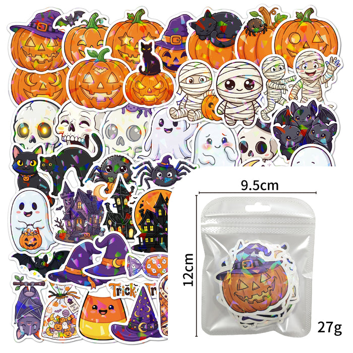 Wholesale Holographic Stickers 100-Pack Vinyl Waterproof Decorative Party Gift MOQ≥3