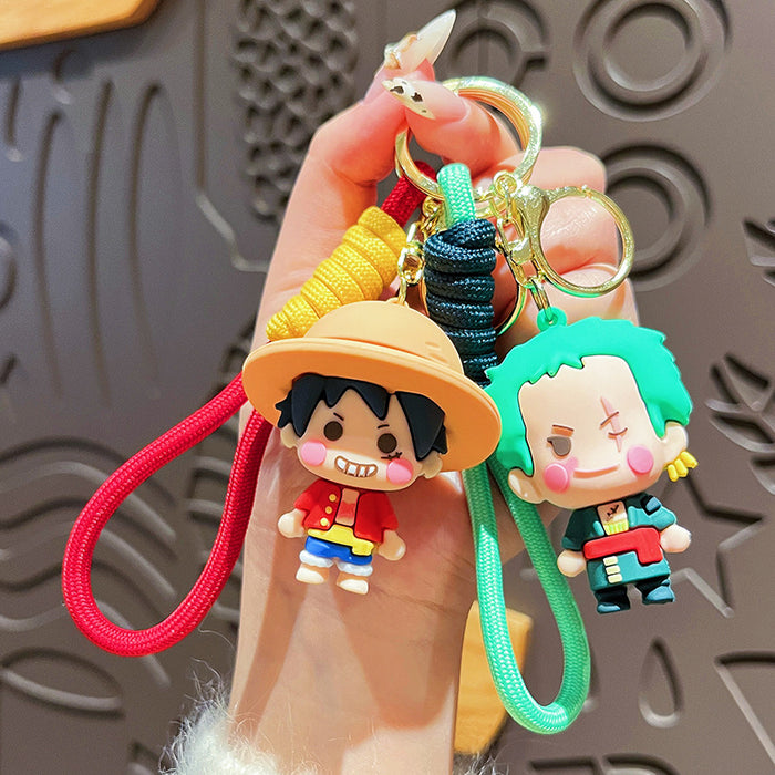 Wholesale Creative keychain, cute cartoon doll pendant, doll machine, small gift