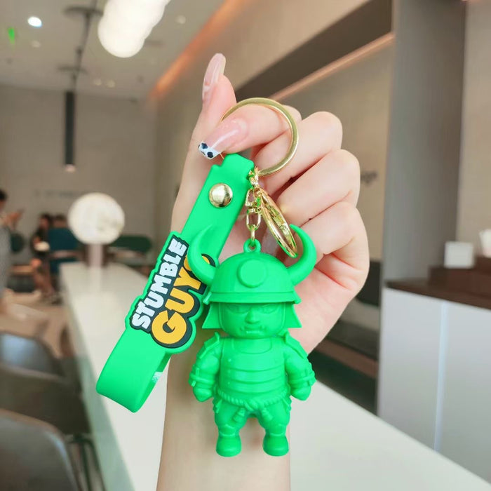 Wholesale Cartoon Game PVC Soft Glue Keychain JDC-KC-JinB029