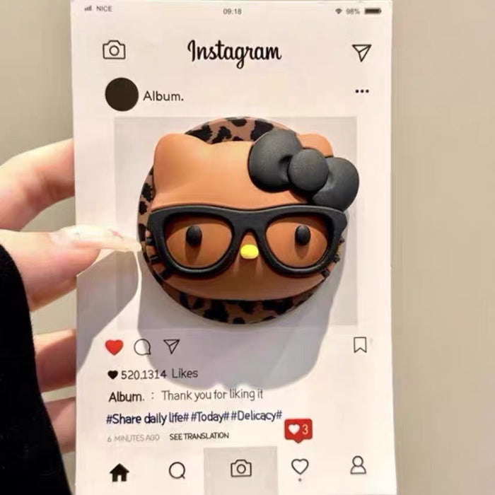 Wholesale New 3D silicone  cat  airbag Phone stand