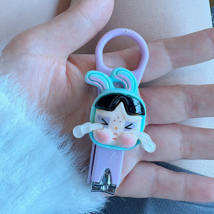 Wholesale Cute Acrylic Nail Clipper Small Portable Nail Clipper