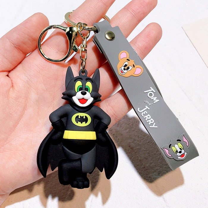 Wholesale Cartoon Silicone Doll Keychain JDC-KC-QiChao040