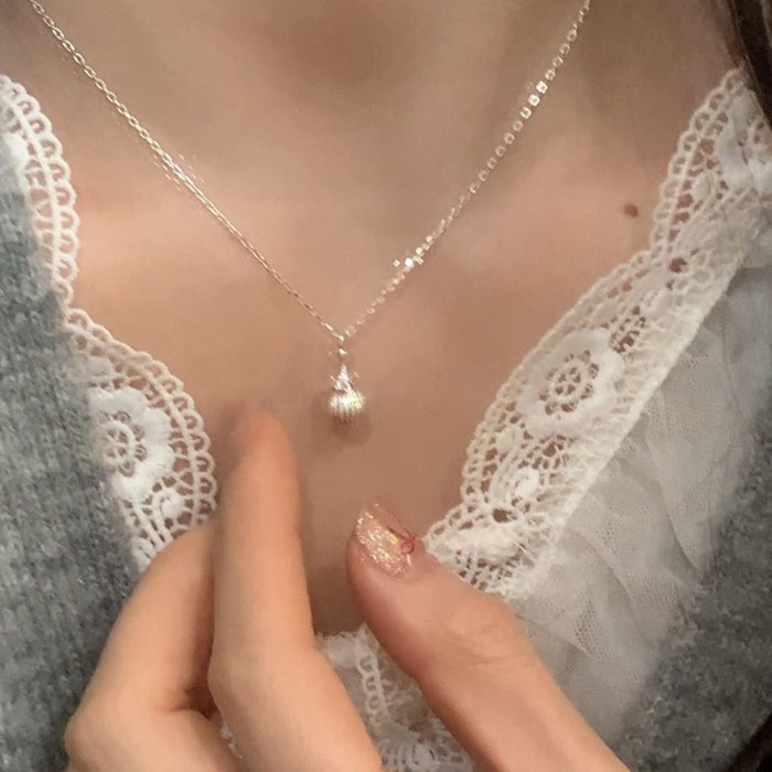 Wholesale  S925 Sterling Silver Butterfly Necklace Gift Female Niche Personalized Pendant