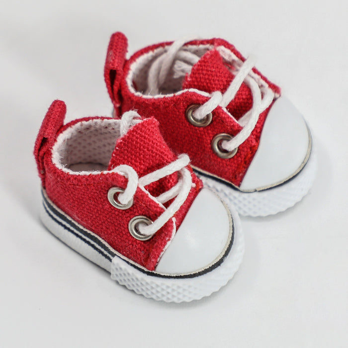 Wholesale 20cm Cotton Doll Shoes Simple Sports Canvas Shoes Doll Doll Shoes  Accessories Cotton Doll Shoes