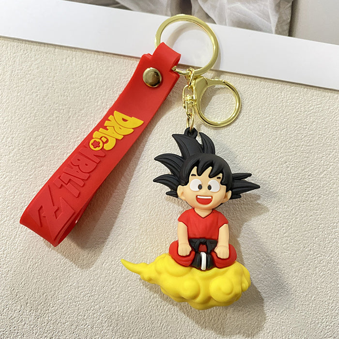 Wholesale Cartoon somersault cloud keychain cartoon toy student backpack pendant