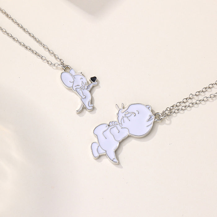 Wholesale New alloy pendant jewelry for women and couples, layered necklace