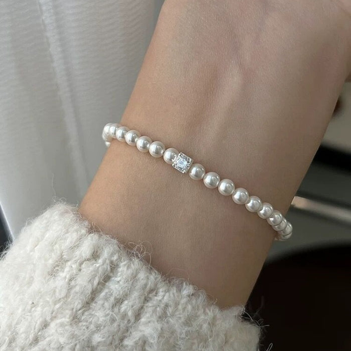 Wholesale Zircon Square Girls' Bracelet