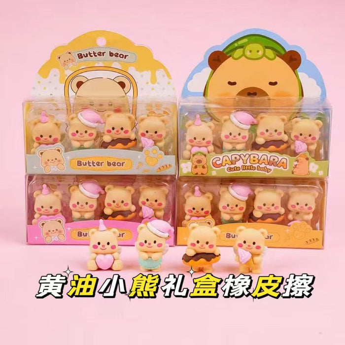 Wholesale Stylish Doll Erasers 3D TPR Creative Spliceable Gift for Students