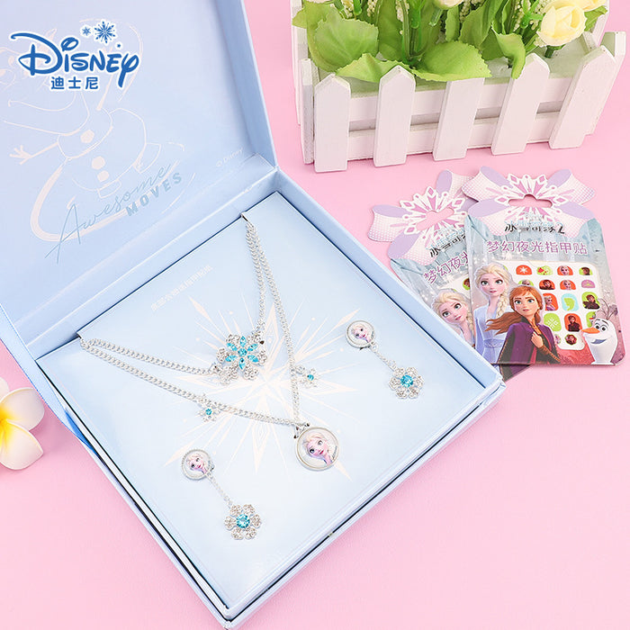 Wholesale New children's jewelry set necklace earrings