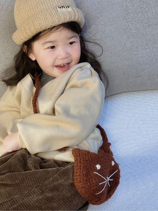 Wholesale Fashion Children's Handmade Woolen Bags JDC-SD-YuanDuo067